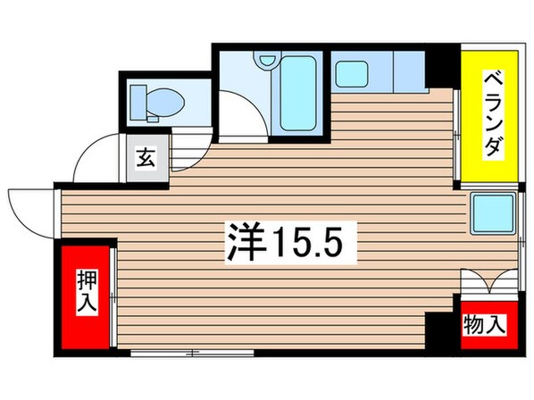 フロ－レス塚原ビルの物件間取画像